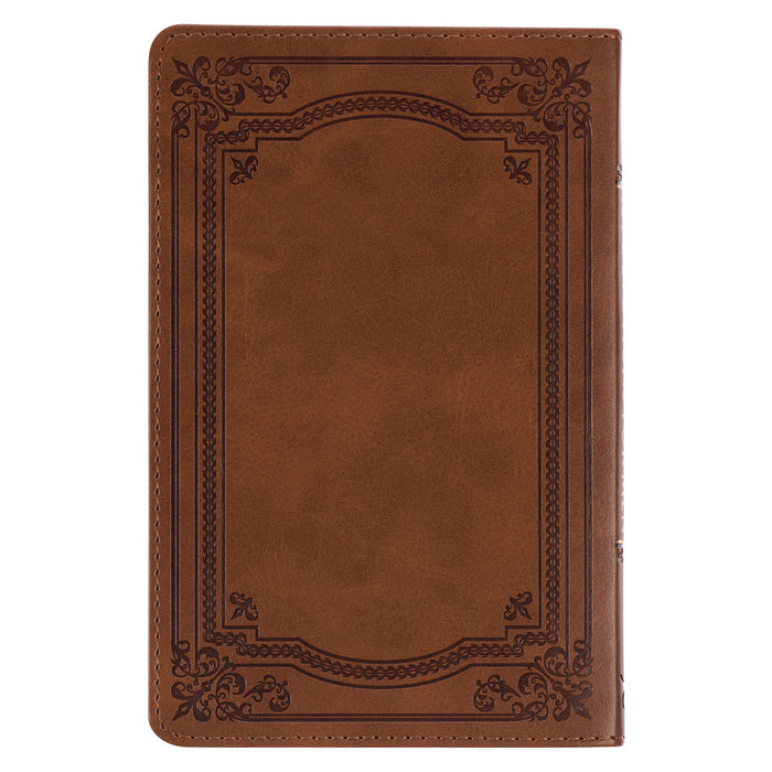 101 Devotions For Men Tawny Brown Faux Leather Devotional