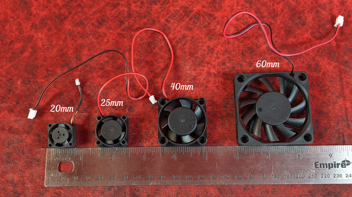 25mm(1") Fan