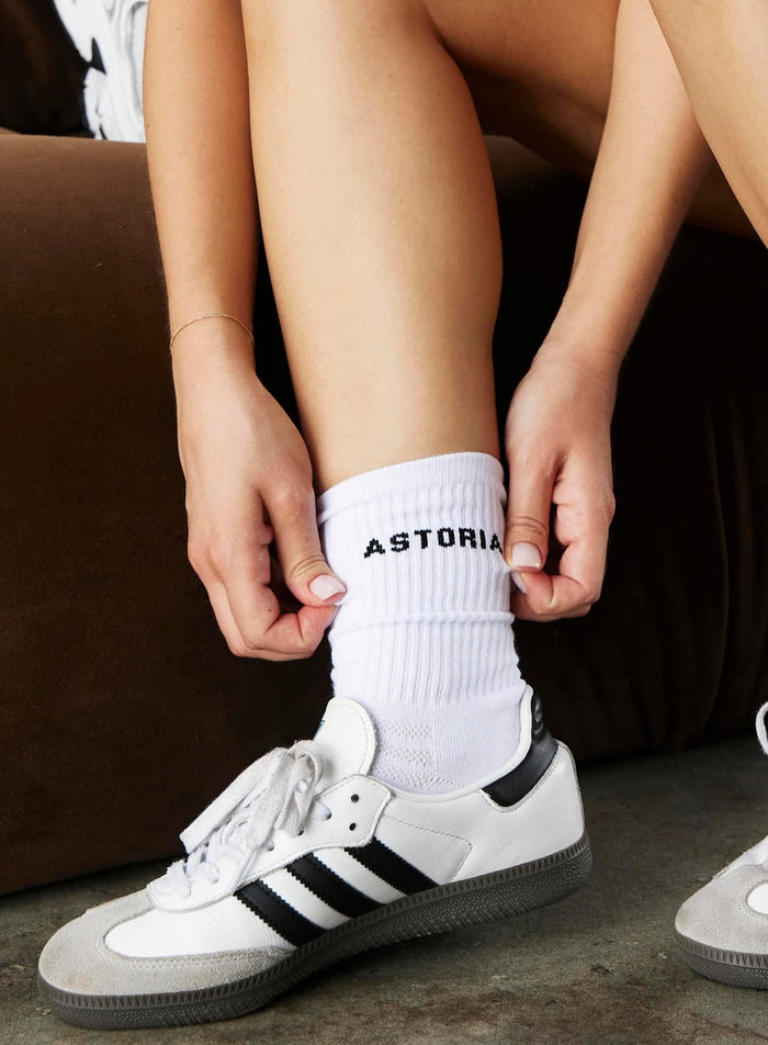 Astoria Socks - White