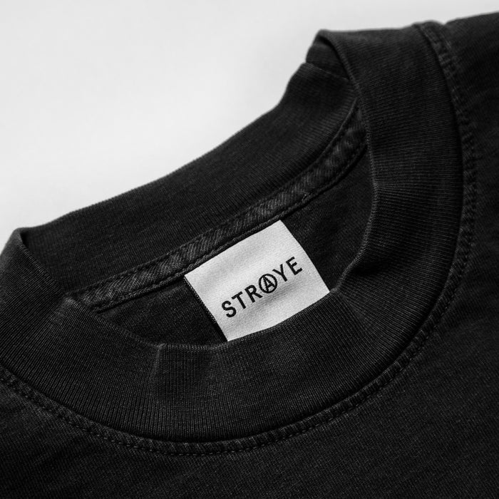 BLAZE L/S - WASHED BLACK | DETAIL VIEW