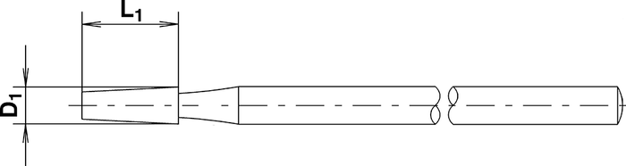 Busch Burs Fig. 17/007 Cone Square. PK/12