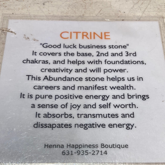Citrine earrings