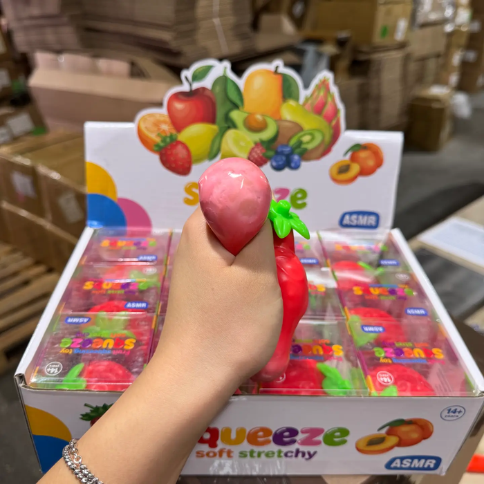 Crunchy Strawberry Squish Toy