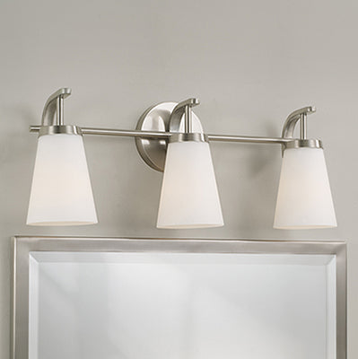 Drake Brushed Nickel Vanity Light