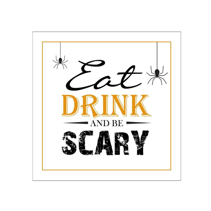 Eat Drink and Be Scary Cocktail Napkins