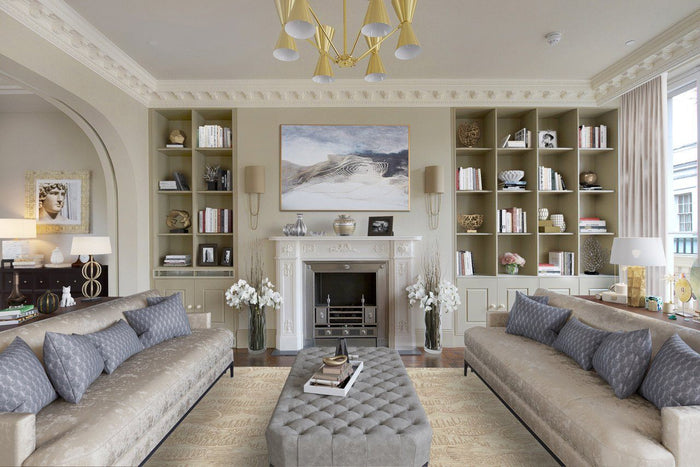 HEAVENLY BISQUE Lifestyle room-image Tufenkian Artisan Carpets