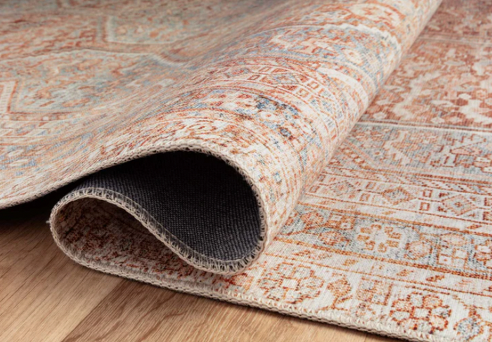 Jules Tangerine/Mist Rug