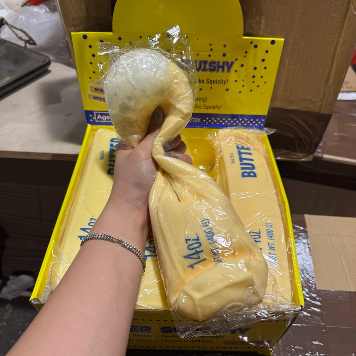 JUMBO Squeezy Soft Dough Fill Butter Squish Toy