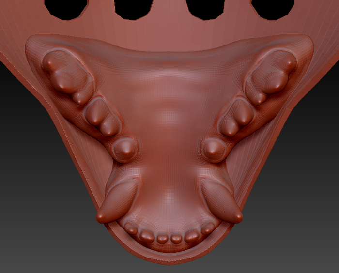 Large Hyena Realistic Style Jawset