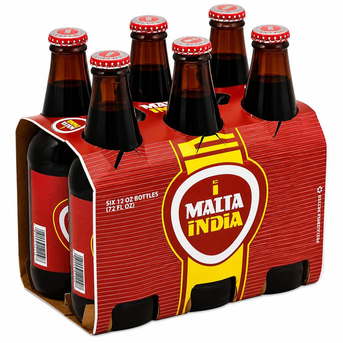 Malta India | Non-Alcoholic Malt Drink 6 Pack - Yado African & Caribbean Market