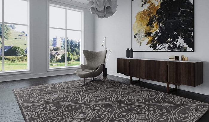 MARQUIS PEWTER Product Tufenkian Artisan Carpets Lifestyle room-image