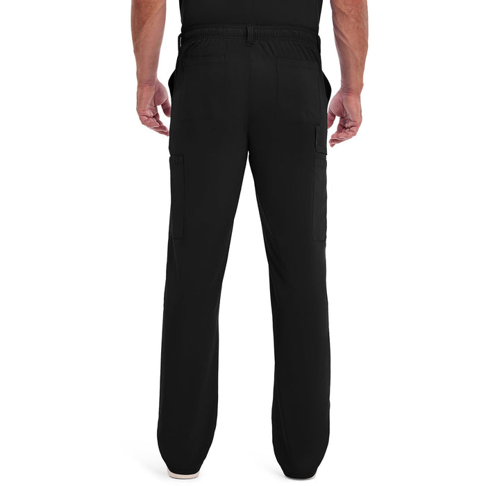 Men's EDS Essentials Natural Rise Drawstring Scrub Pant - Black - 2