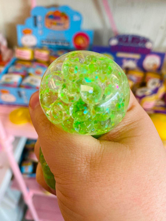 Mini Glitter Boba Bead Mystery Color Dumpling Squish Toy