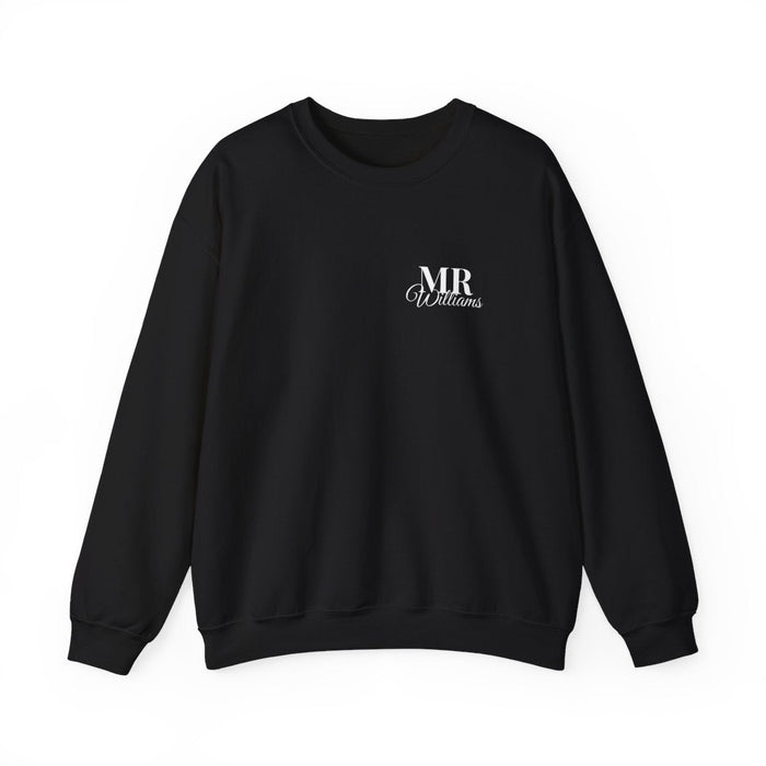 Mr & Mrs Personalised Couples Sweatshirt Set sweatshirt product image 3 from Beast and Beauty