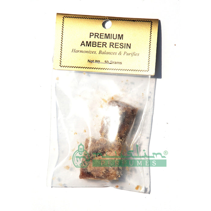 Premium Amber Resin Block 50 gram