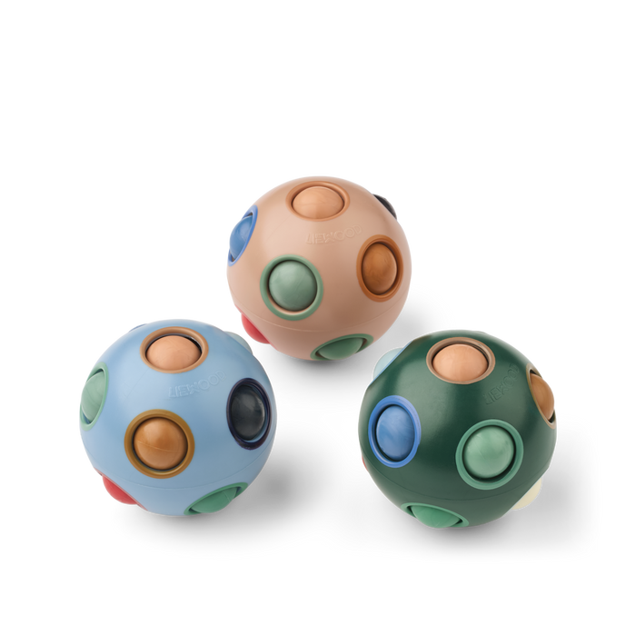 Liewood - Puzzle Ball - Solene - Set Of 3 - Pale Tuscany Mix