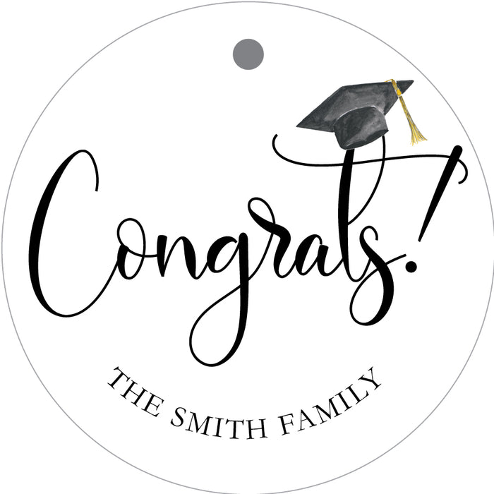 Round Congrats Graduation!