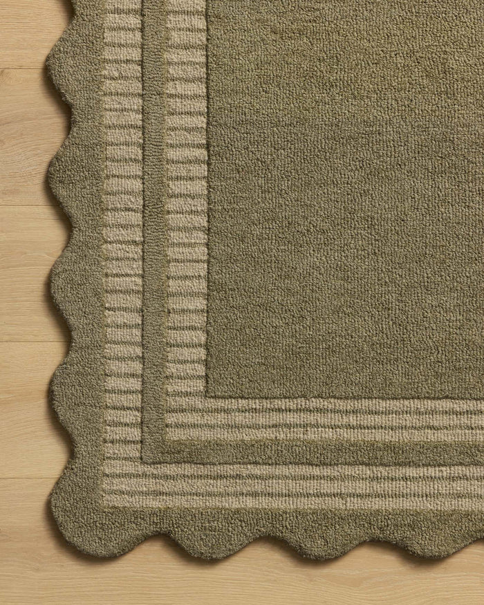Scottie Olive Pebble Rug