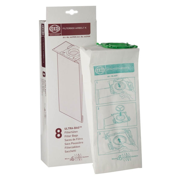 SEBO Bags K (8pk) - BestVacuum.com