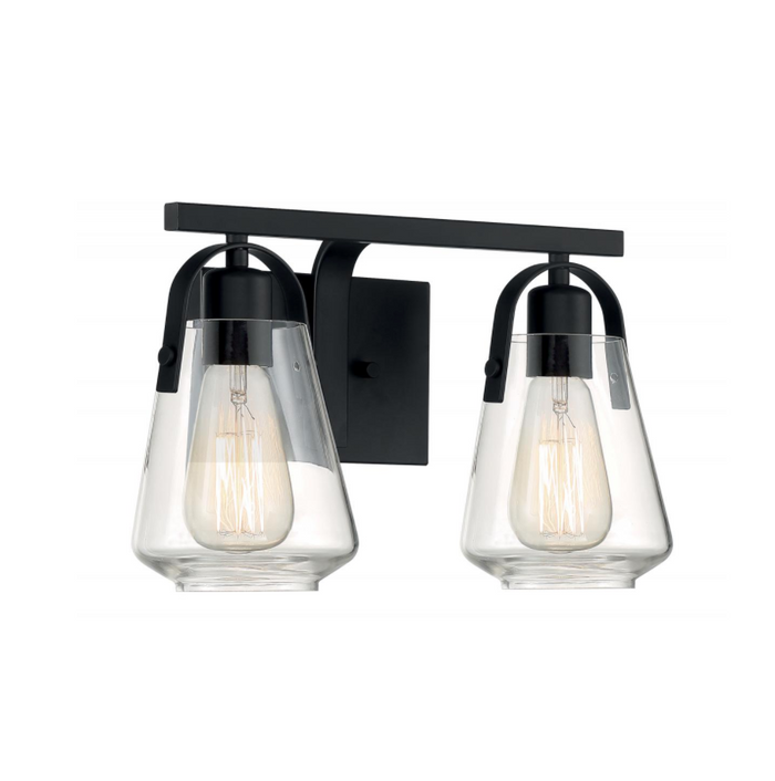 Skye Matte Black Vanity Light