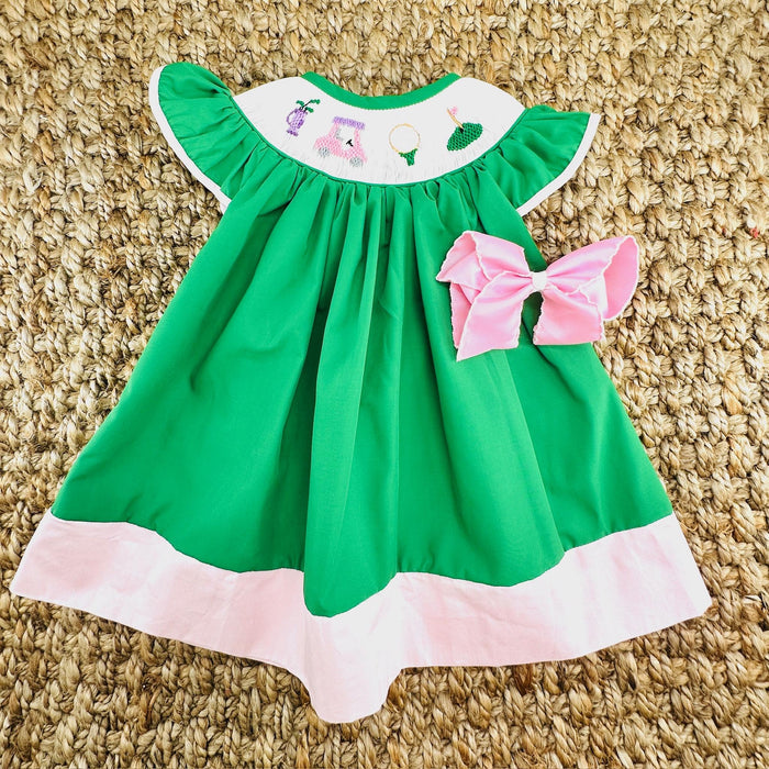 Smocked Golf Dress