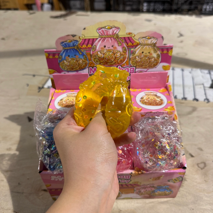 Treasure Money Bag Coconut Oil Squish Toy