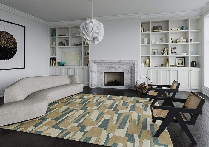 ZIGZAGGERY QUARRY Product Tufenkian Artisan Carpets Lifestyle room-image