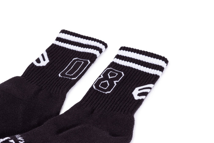08 Socks Black