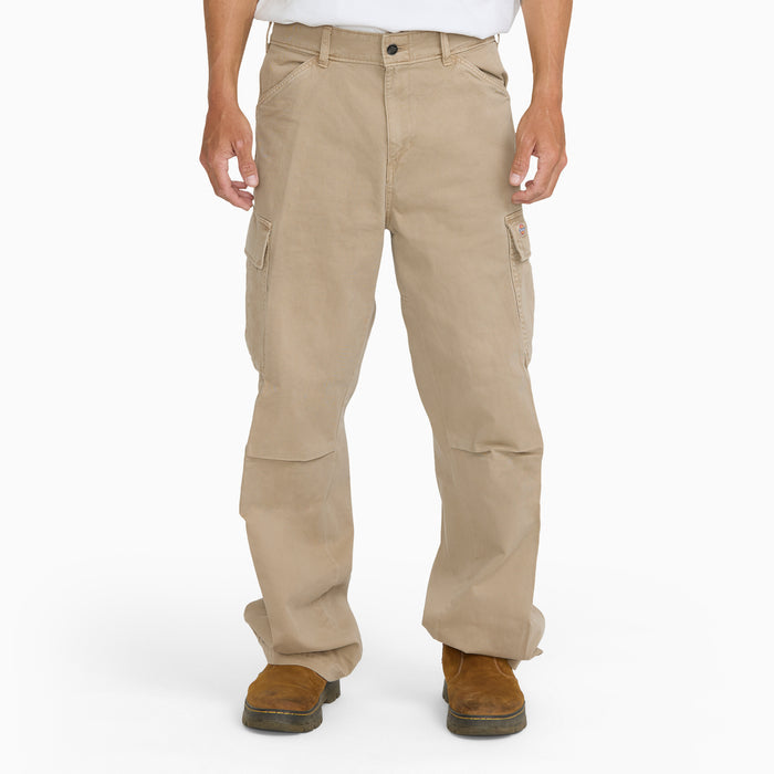 247 Loose Straight Garment Dyed Cargo Pants