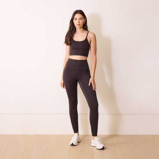 24/7 Revitalise High Waisted Leggings - Black Coffee