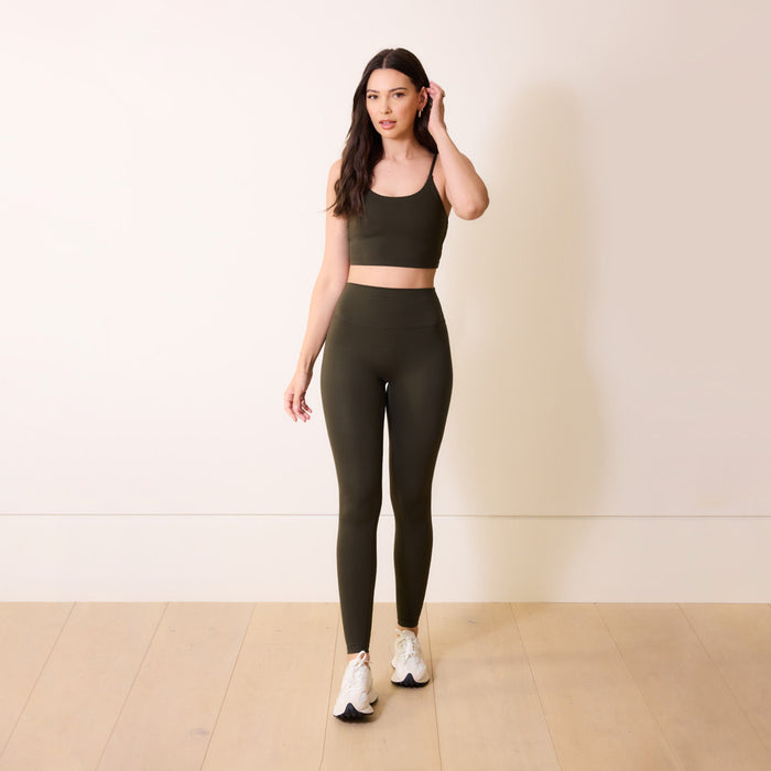 24/7 Revitalise Sports Bra - Deep Olive