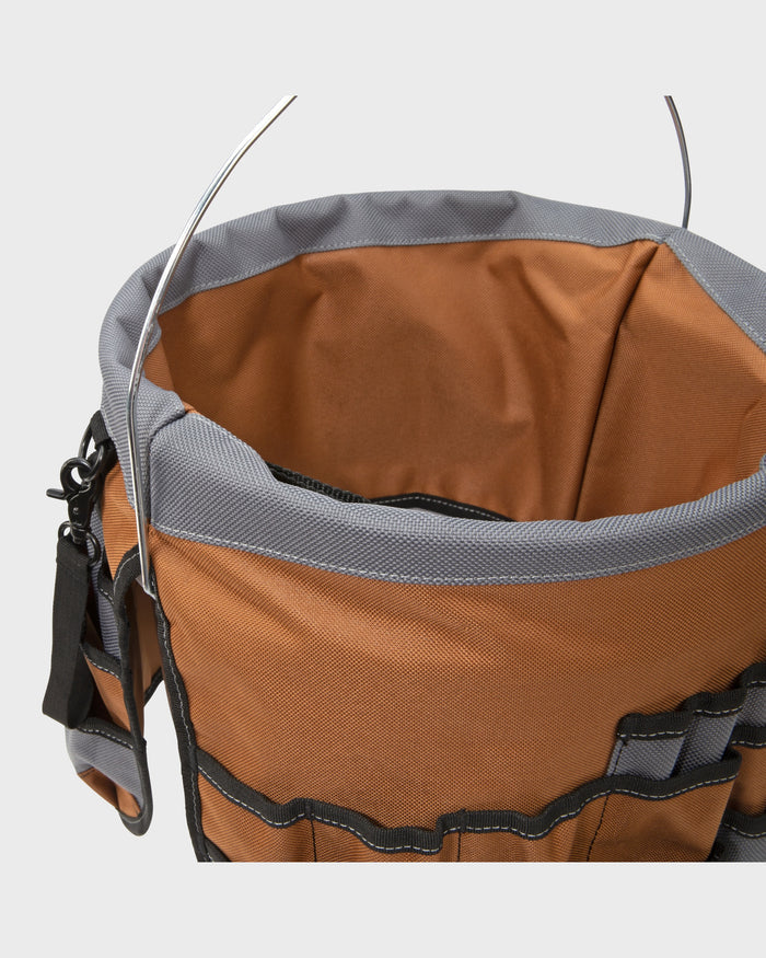 35 Pocket Bucket Organizer With Drill Holster
