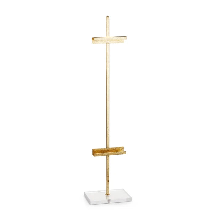 36" Gold And Acrylic Easel
