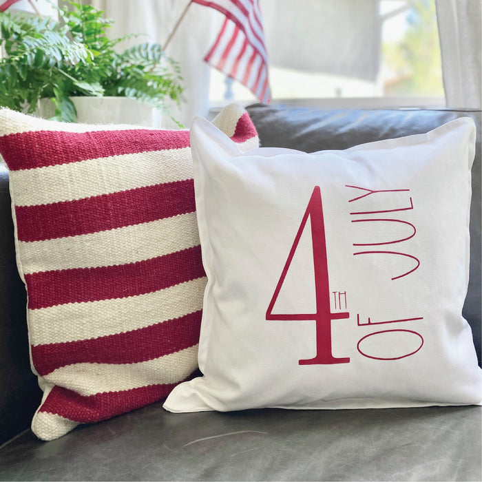 4th of July Pillow
