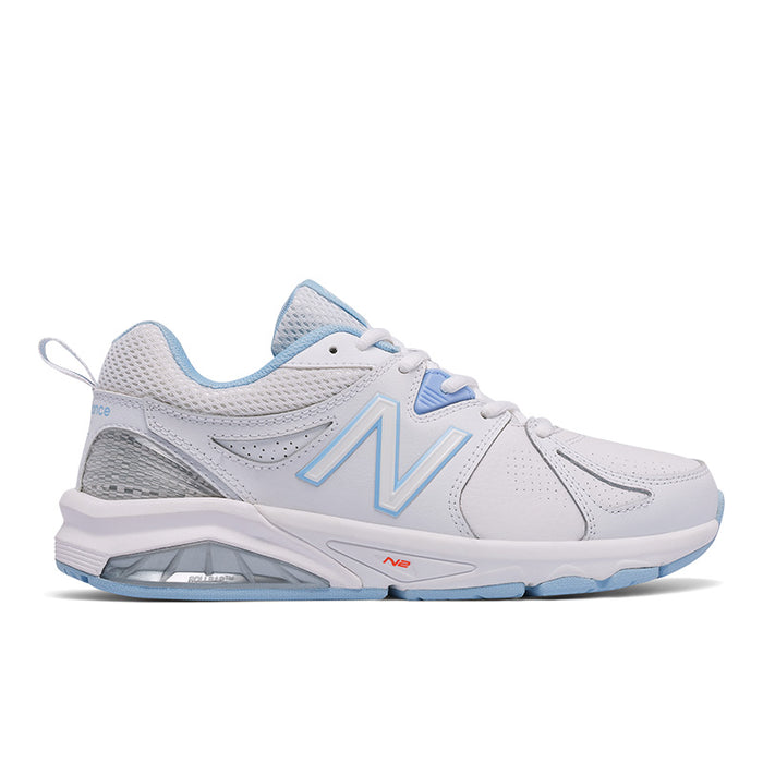 857v2 - White with Light Blue - Women's