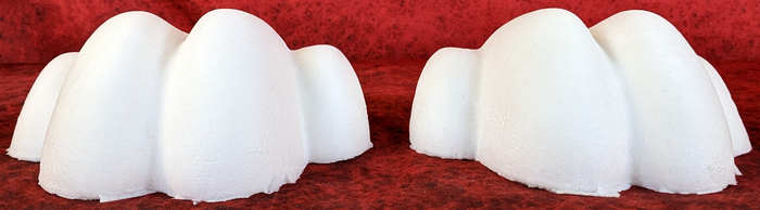 9.5" Wide 4-Toe Slim Large Foam Paw Set