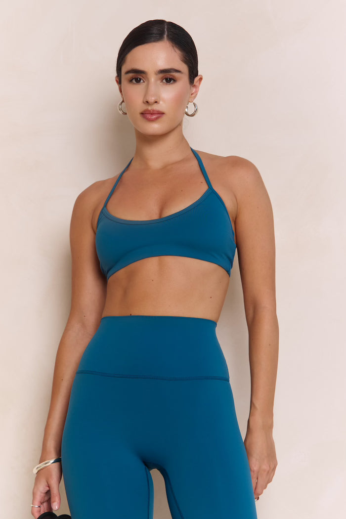 Astoria Airvíve Halter Sports Bra - Teal