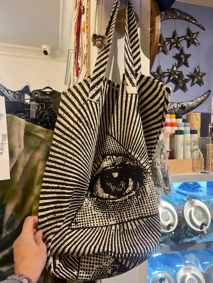 All Seeing Eye Bucket Bag