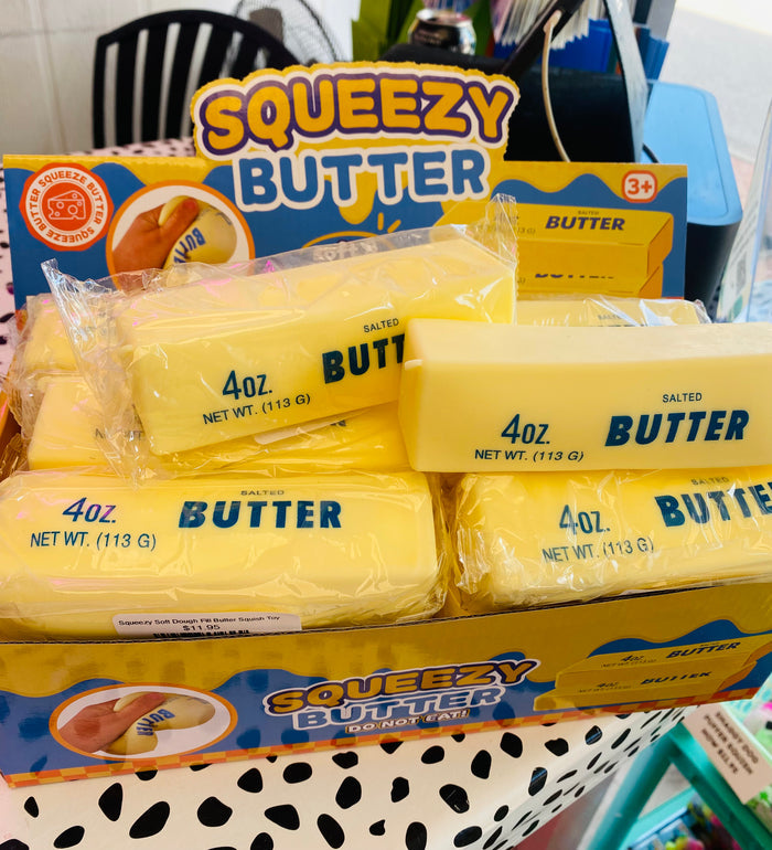 Squeezy Soft Dough Fill Butter Squish Toy