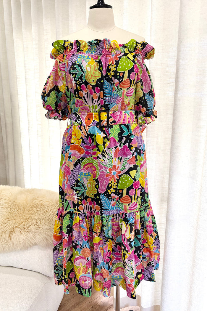 Once Upon a Time Linen Cotton Maxi Dress - Sample AU 12