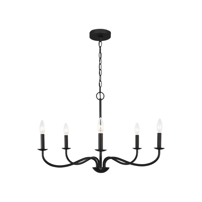 Abells Five Light Chandelier
