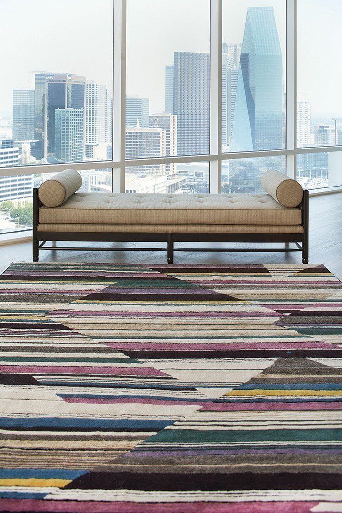 ABSTRACT FALL COLOR Product Tufenkian Artisan Carpets Lifestyle room-image