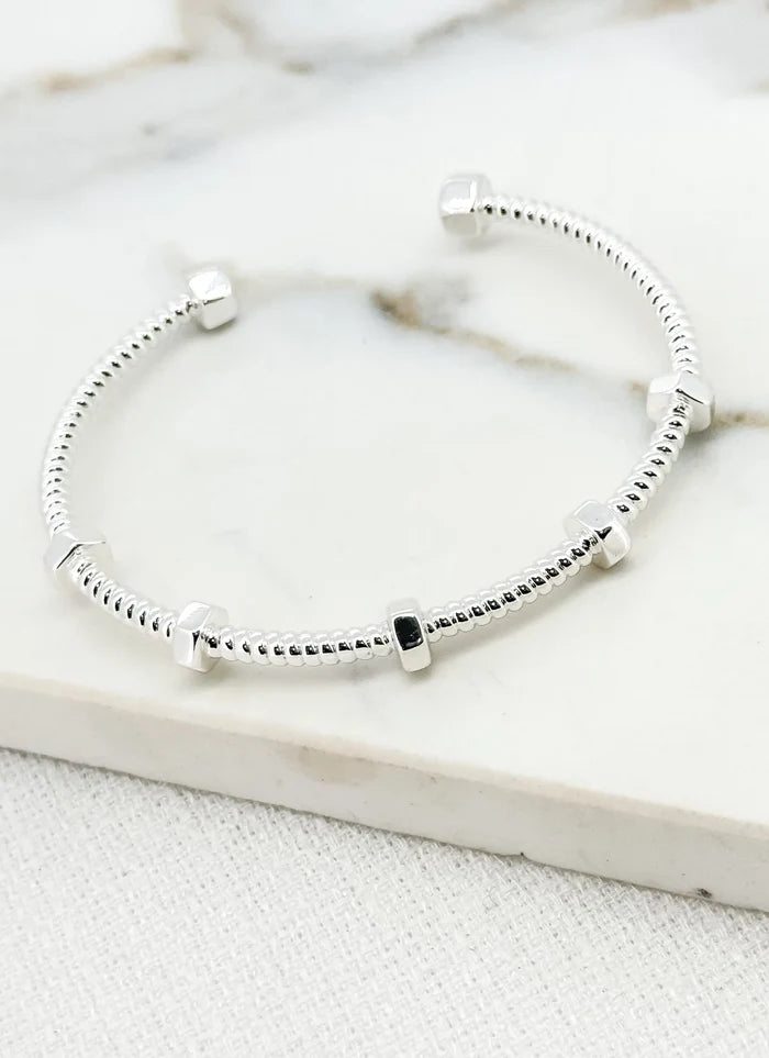 Adjustable Love Bolt And Screw Bangle (2 Colours)