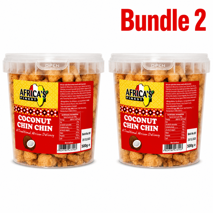 Africa's Finest Coconut Chin Chin | Crispy Coconut Snack - Yado African & Caribbean Market