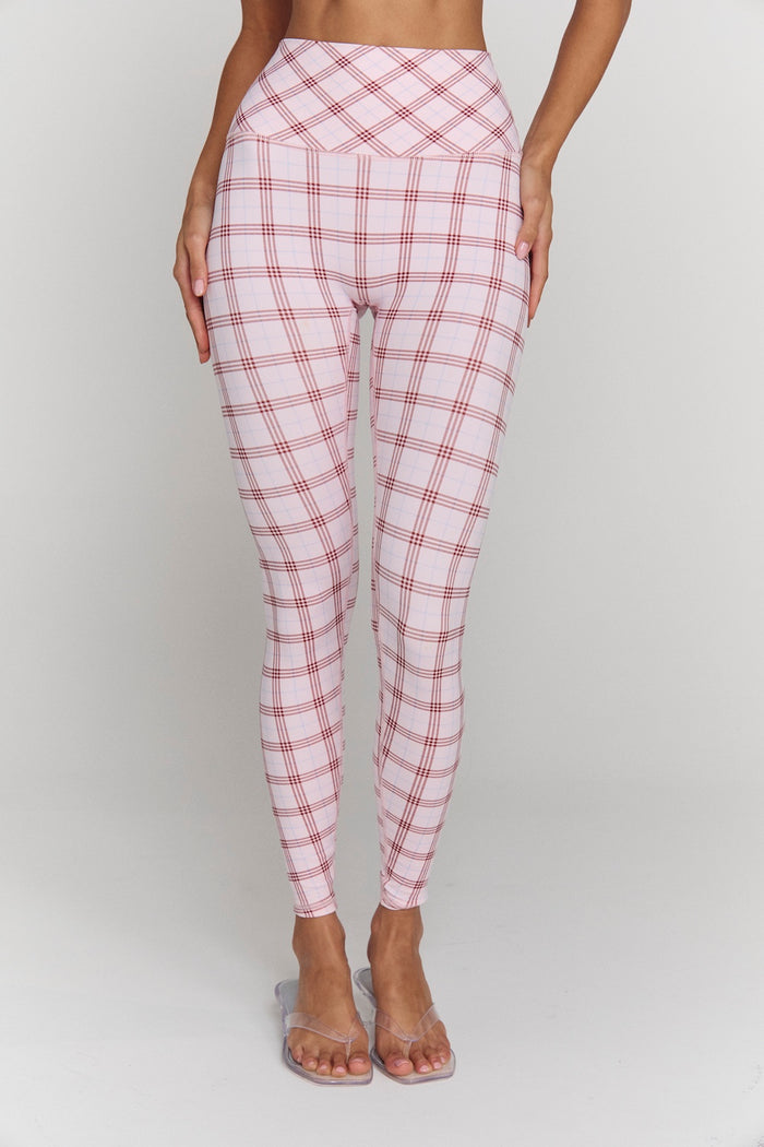 Astoria Airvíve Autograph Legging - Princess Pink Plaid