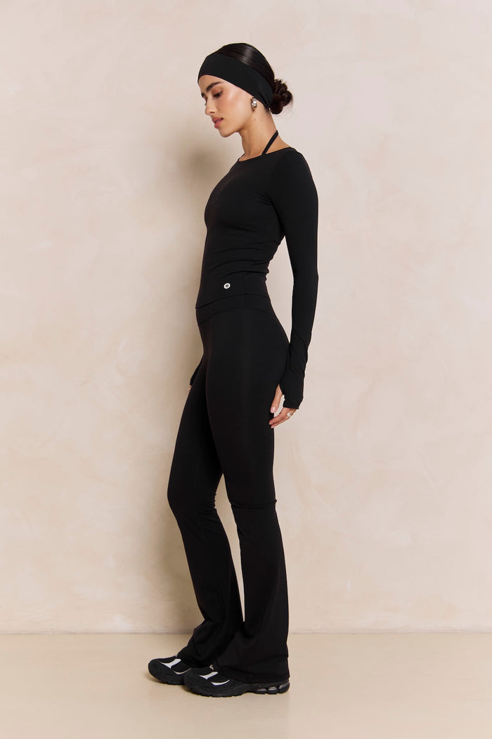 Astoria Airvíve Boat Neck Long Sleeve - Black