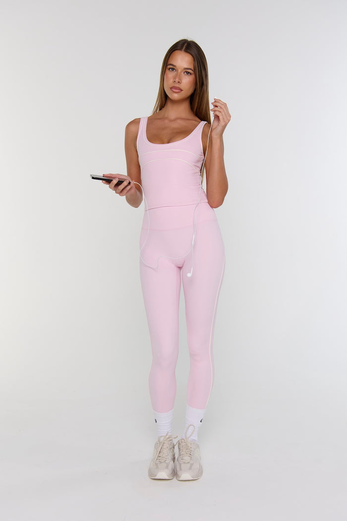 Astoria Airvíve Essential Sport Tank - Pink/Cream