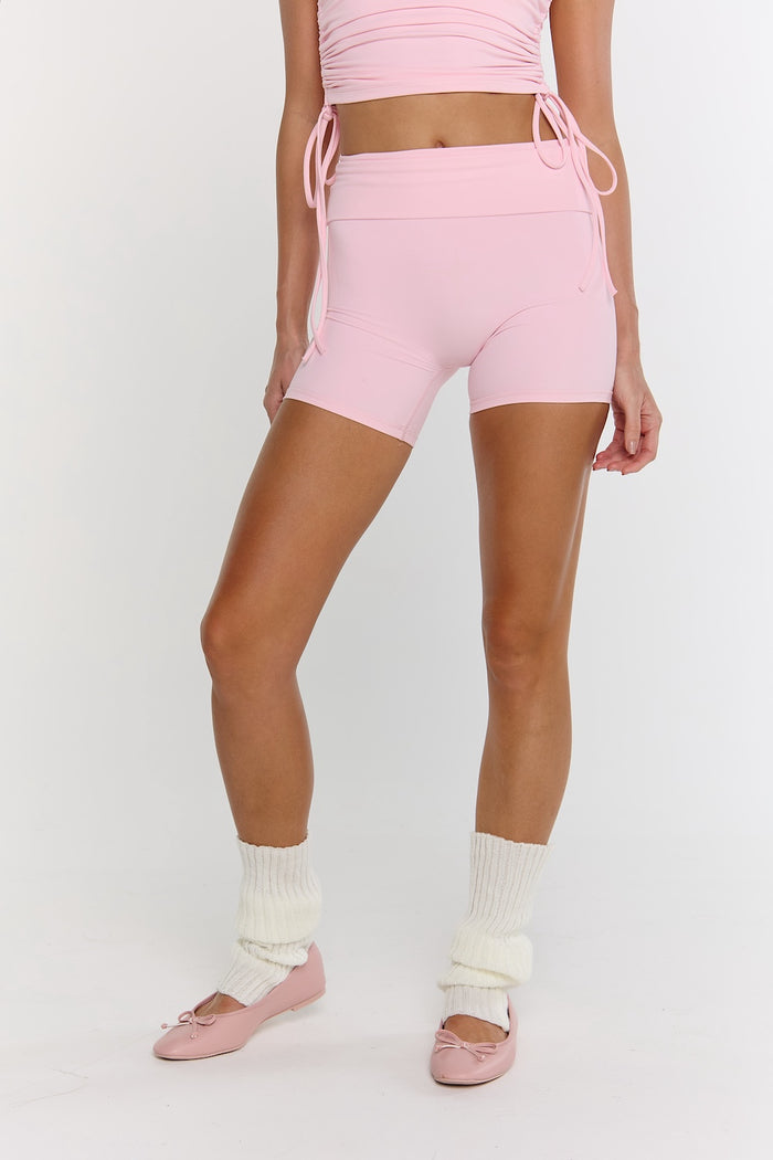 Astoria Airvíve Foldover Micro Short - Sweetheart Pink