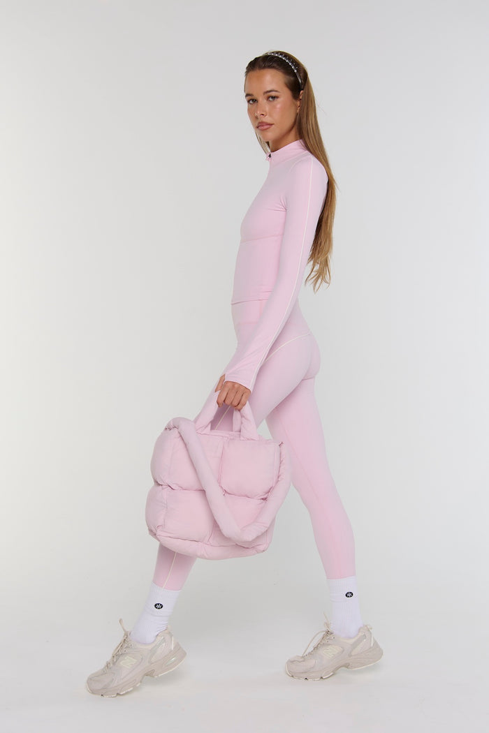 Astoria Airvíve Half Zip Jacket - Pink/Cream