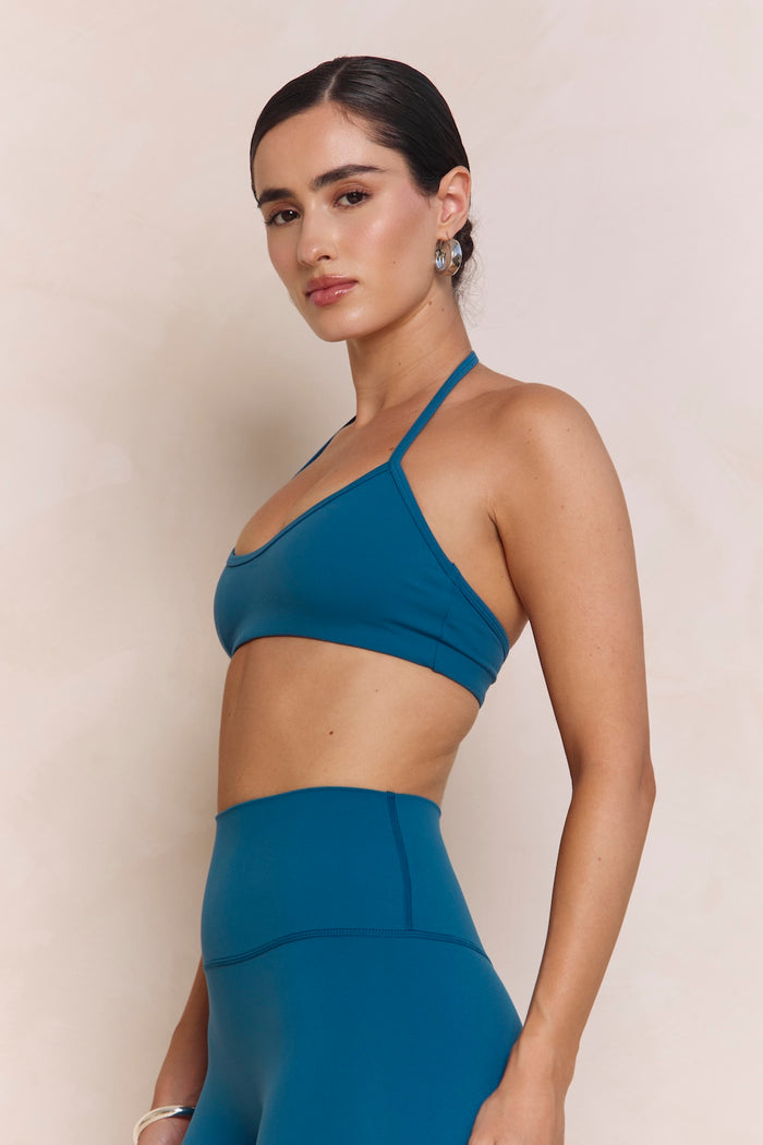 Astoria Airvíve Halter Sports Bra - Teal